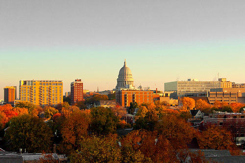 Madison, Wisconsin skyline - serving healthcare professionals with collections services